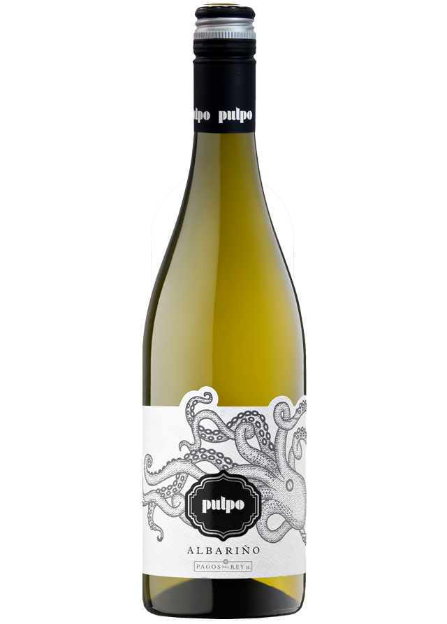 pulpo albariño vino